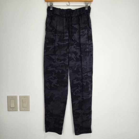 Lululemon Keep It Moving 7/8‎ High Rise Pant 4 Incognito Camo Multi Gray W5DBDS - Picture 3 of 13